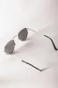 Kasey Sunglasses in Silver/Black - FINAL SALE sold by bohme