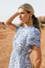 Alena Eyelet Lace Dress in Blue - FINAL SALE sold by bohme
