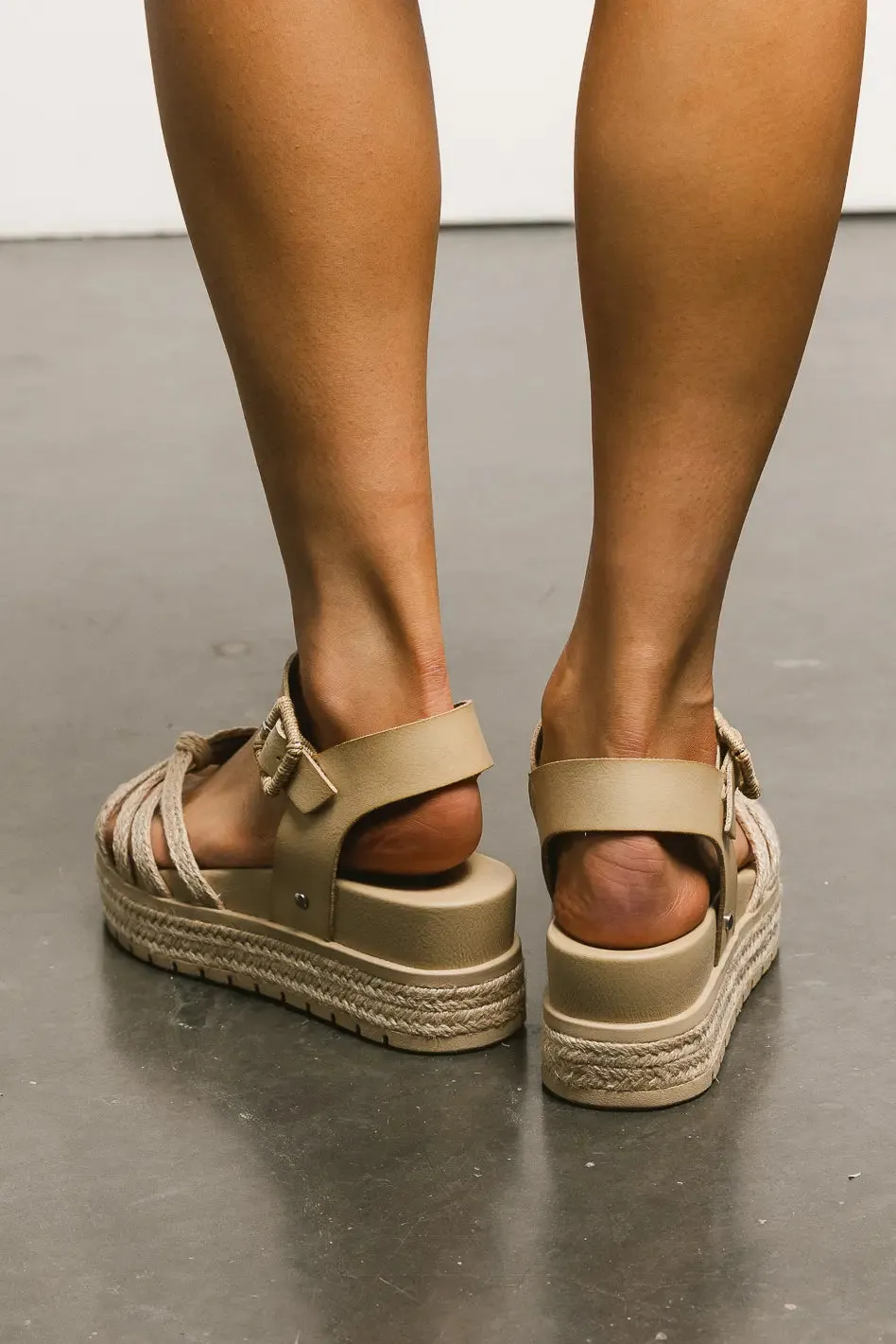 Kehlani Platform Sandals in Natural - FINAL SALE sold by bohme product image thumbnail 2