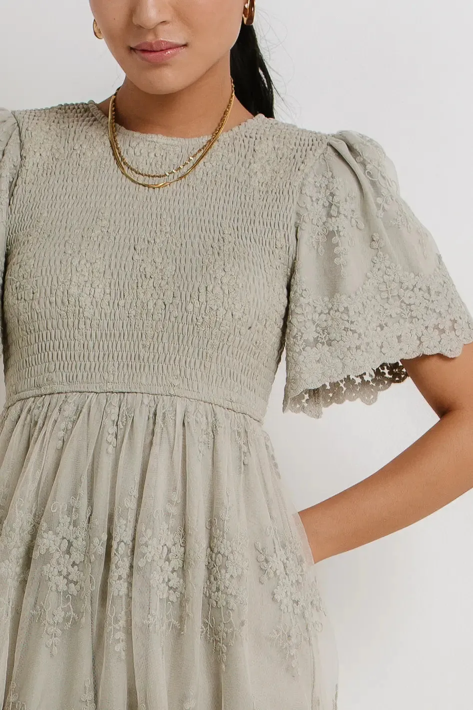 Ryland Embroidered Dress sold by bohme