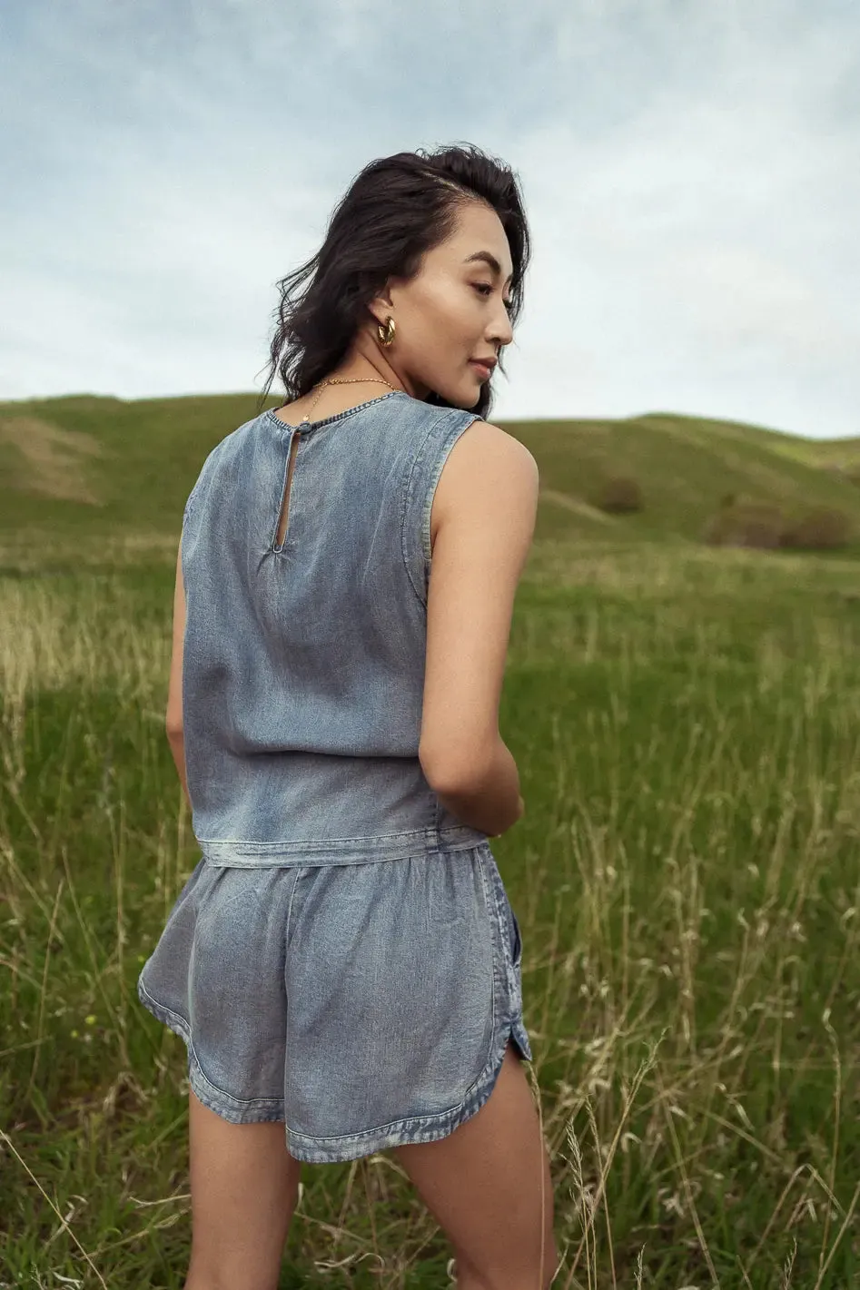 Ryah Denim Top - FINAL SALE sold by bohme product image thumbnail 3