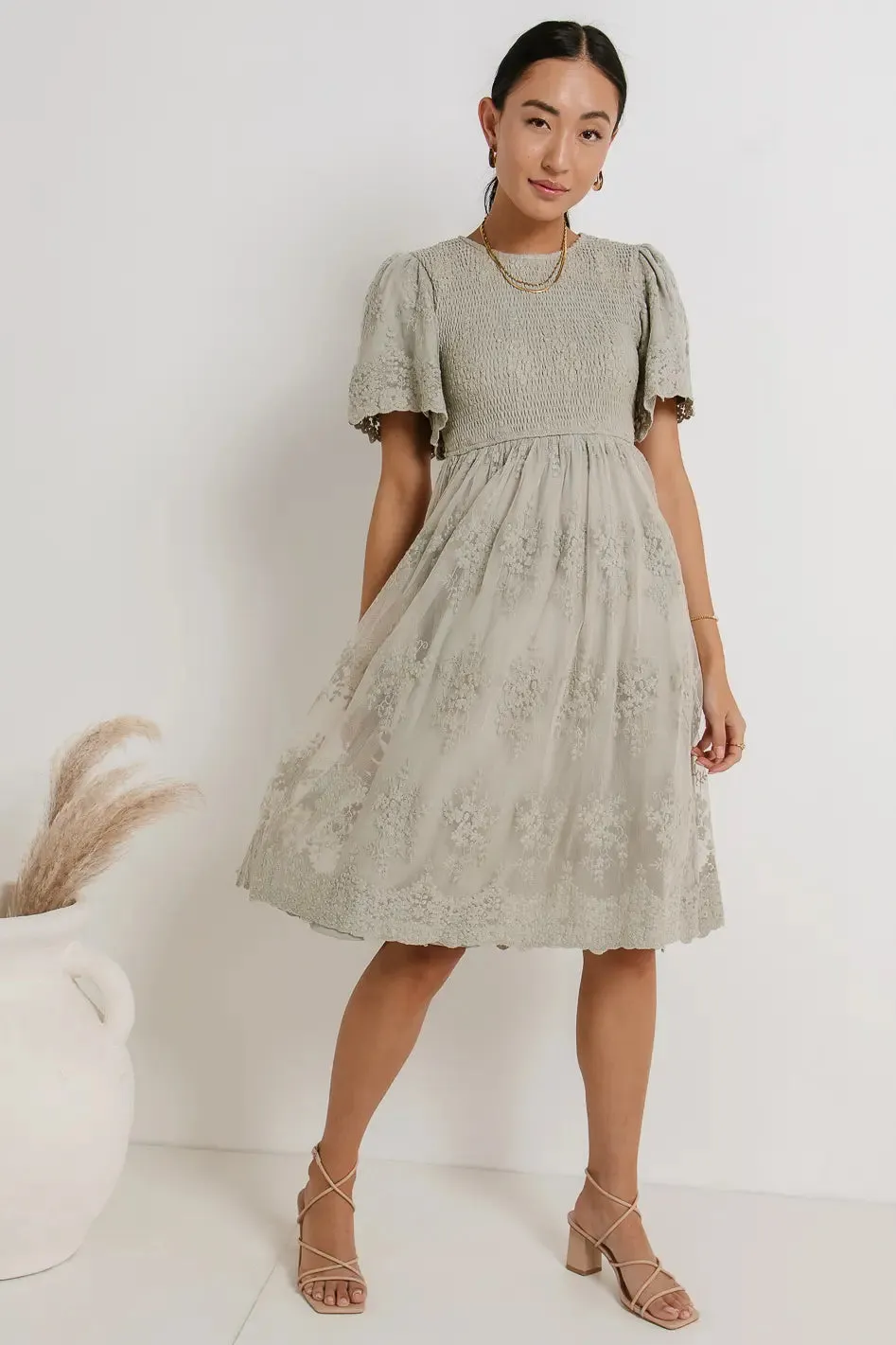 Ryland Embroidered Dress sold by bohme product image thumbnail 3