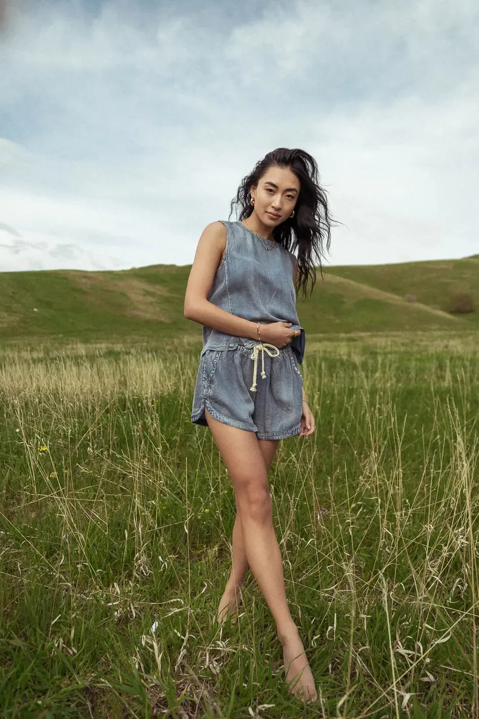 Ryah Denim Top - FINAL SALE sold by bohme product image thumbnail 4