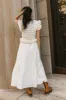 Carey Maxi Dress in Cream - FINAL SALE sold by bohme