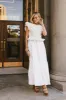Carey Maxi Dress in Cream - FINAL SALE sold by bohme