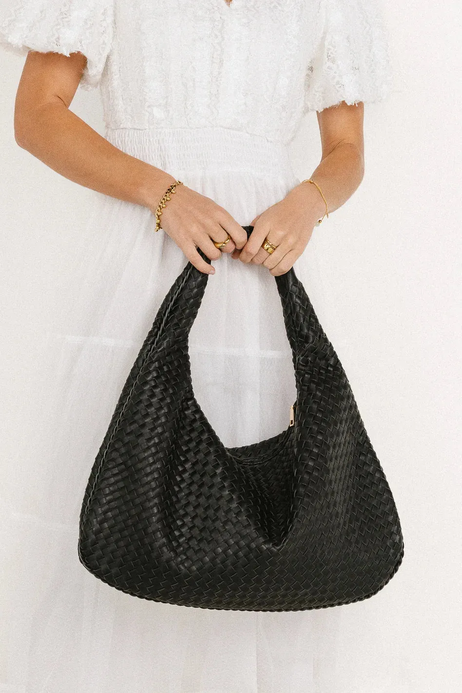 Cercee Hobo Bag in Black sold by bohme product image thumbnail 2