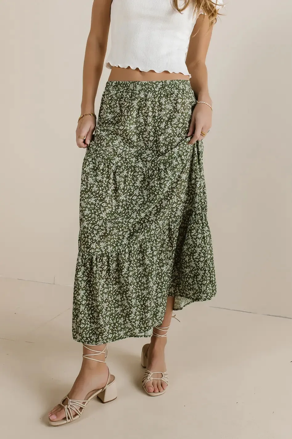 Krystal Ditsy Floral Skirt - FINAL SALE sold by bohme