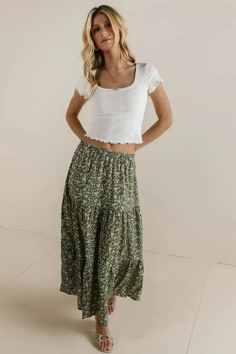 Krystal Ditsy Floral Skirt - FINAL SALE sold by bohme product image thumbnail 2