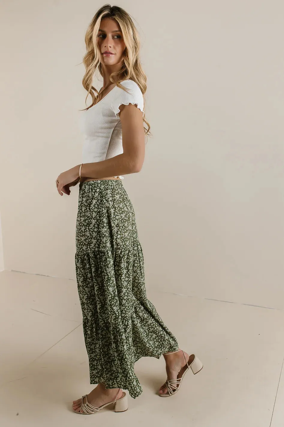 Krystal Ditsy Floral Skirt - FINAL SALE sold by bohme product image thumbnail 3