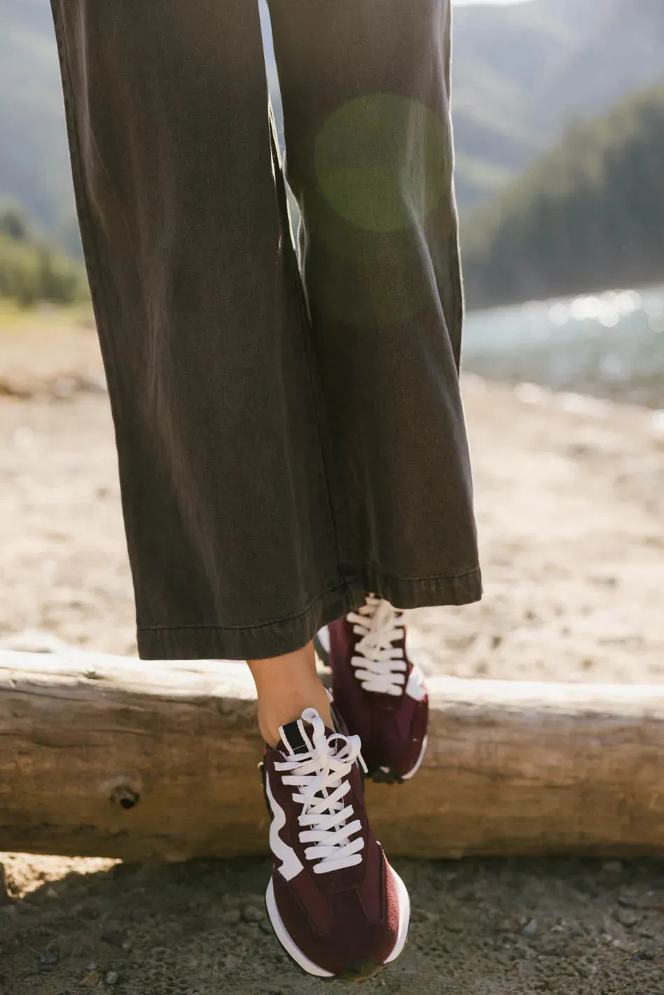 Steve Madden Campo Sneakers in Burgundy - FINAL SALE sold by bohme product image thumbnail 3