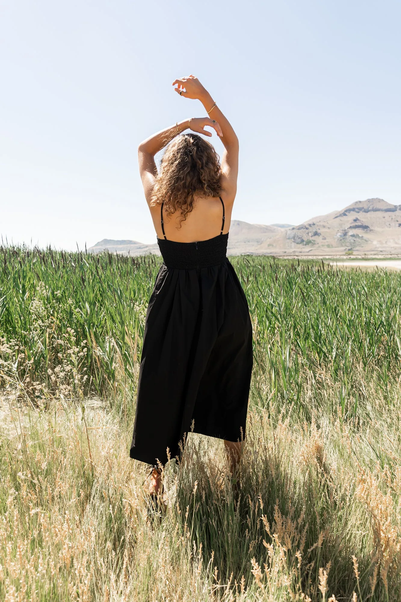 Sabine Midi Dress in Black - FINAL SALE sold by bohme product image thumbnail 5