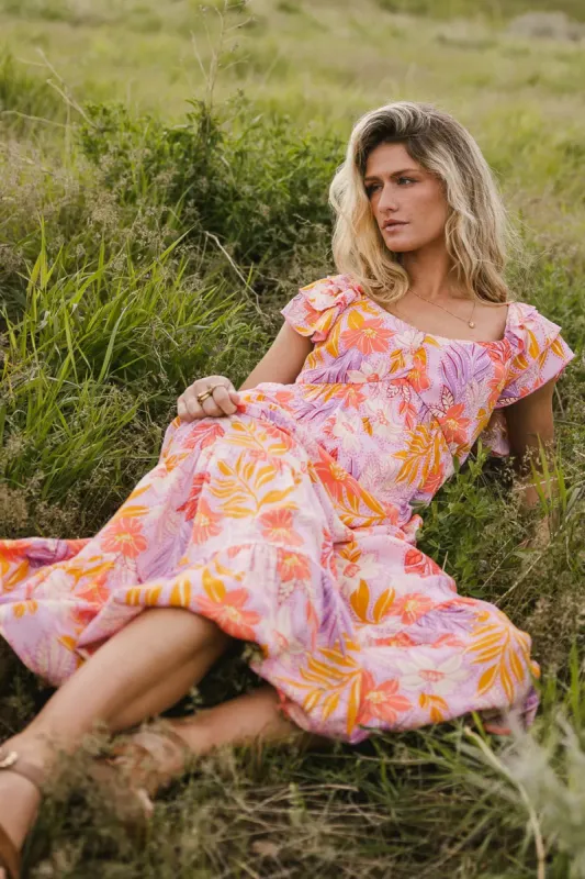 Poppy Tropical Midi Dress - FINAL SALE sold by bohme