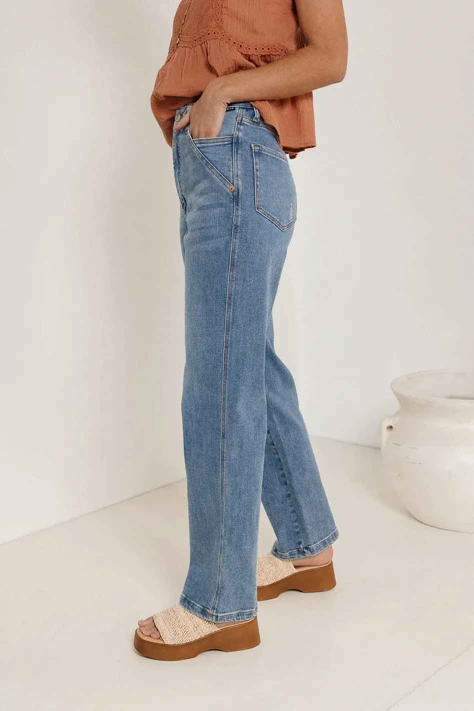 Haisley Dad Jeans - FINAL SALE sold by bohme product image thumbnail 3