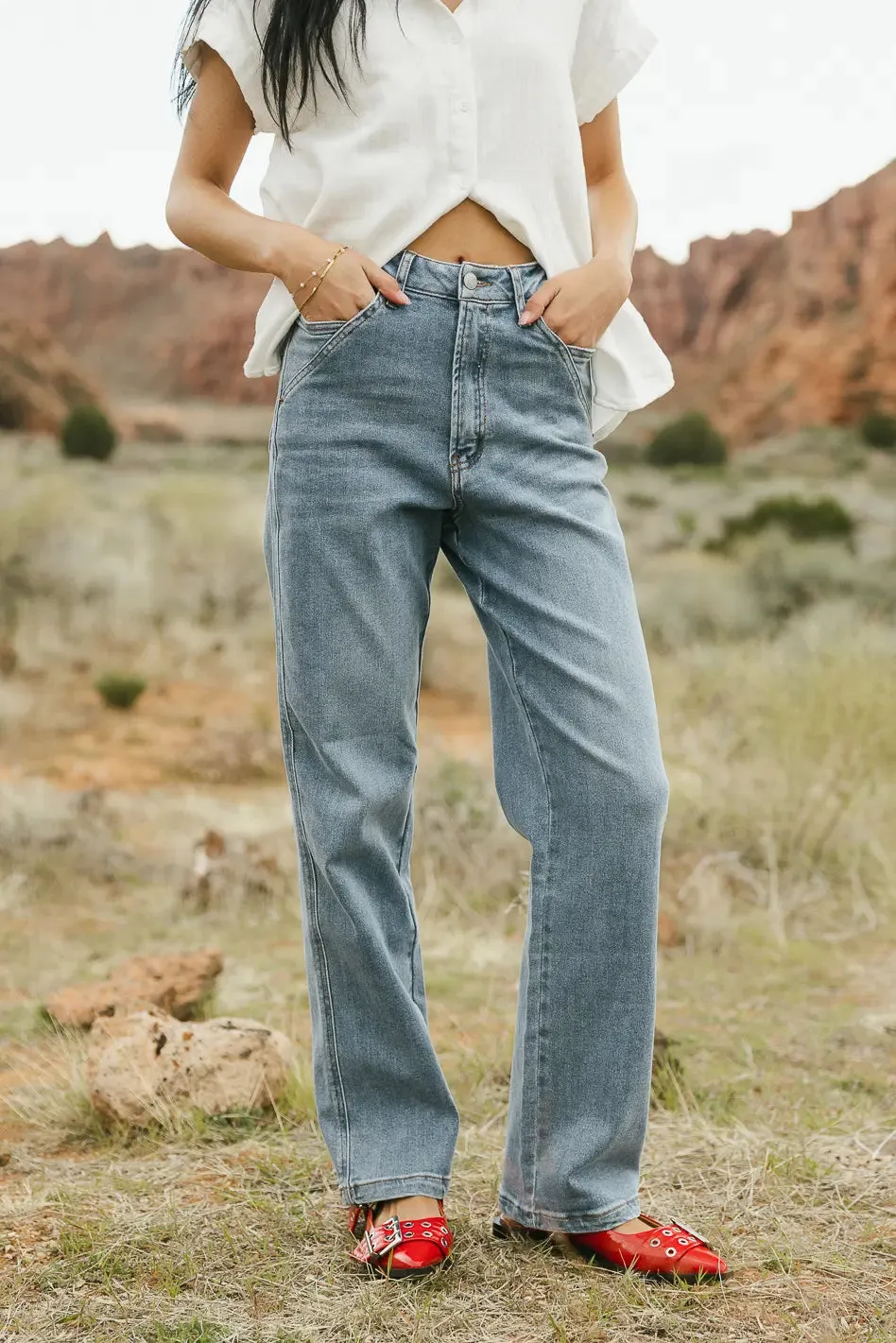 Haisley Dad Jeans - FINAL SALE sold by bohme product image thumbnail 5