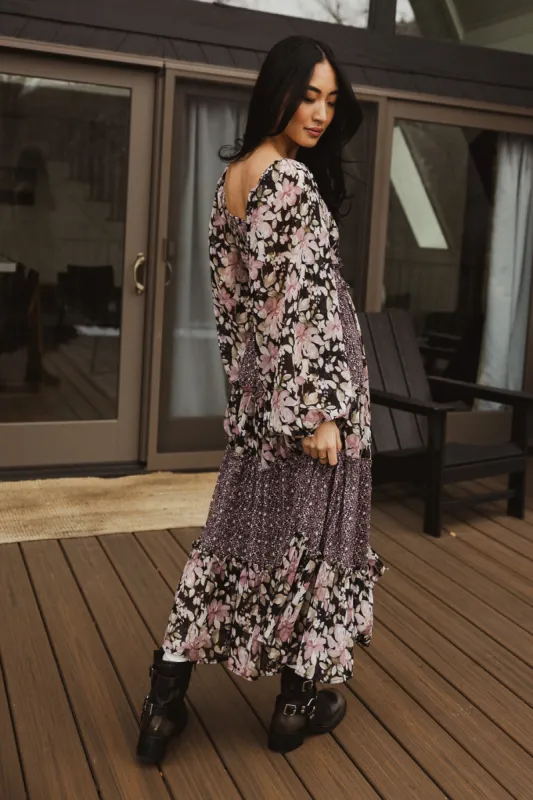 Floral Patchwork Midi Dress - FINAL SALE sold by bohme