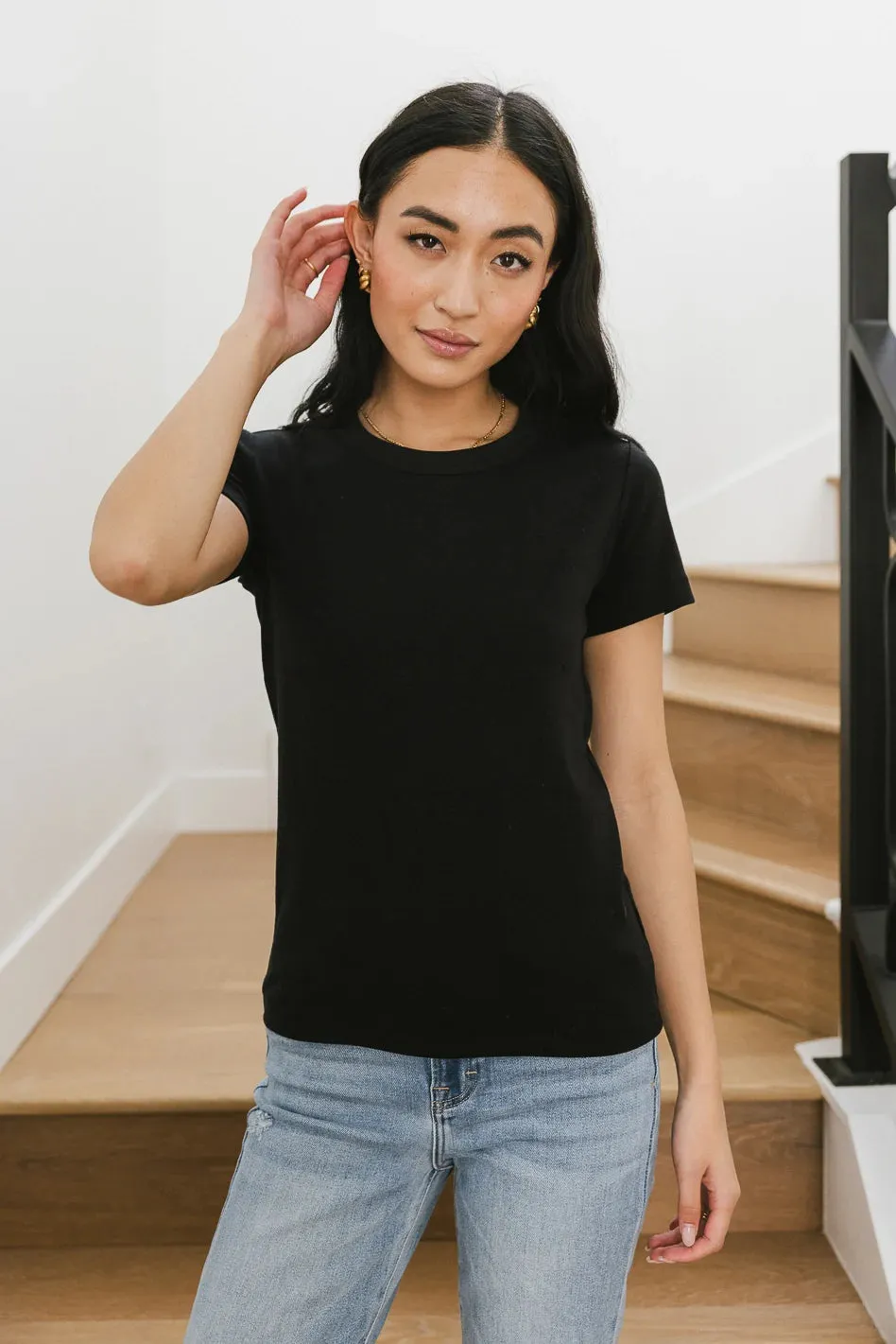Mckenna T-Shirt in Black sold by bohme product image thumbnail 2