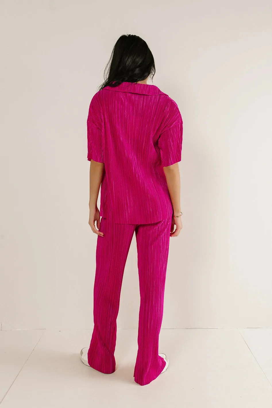 Clara Ribbed Top in Pink - FINAL SALE sold by bohme product image thumbnail 3