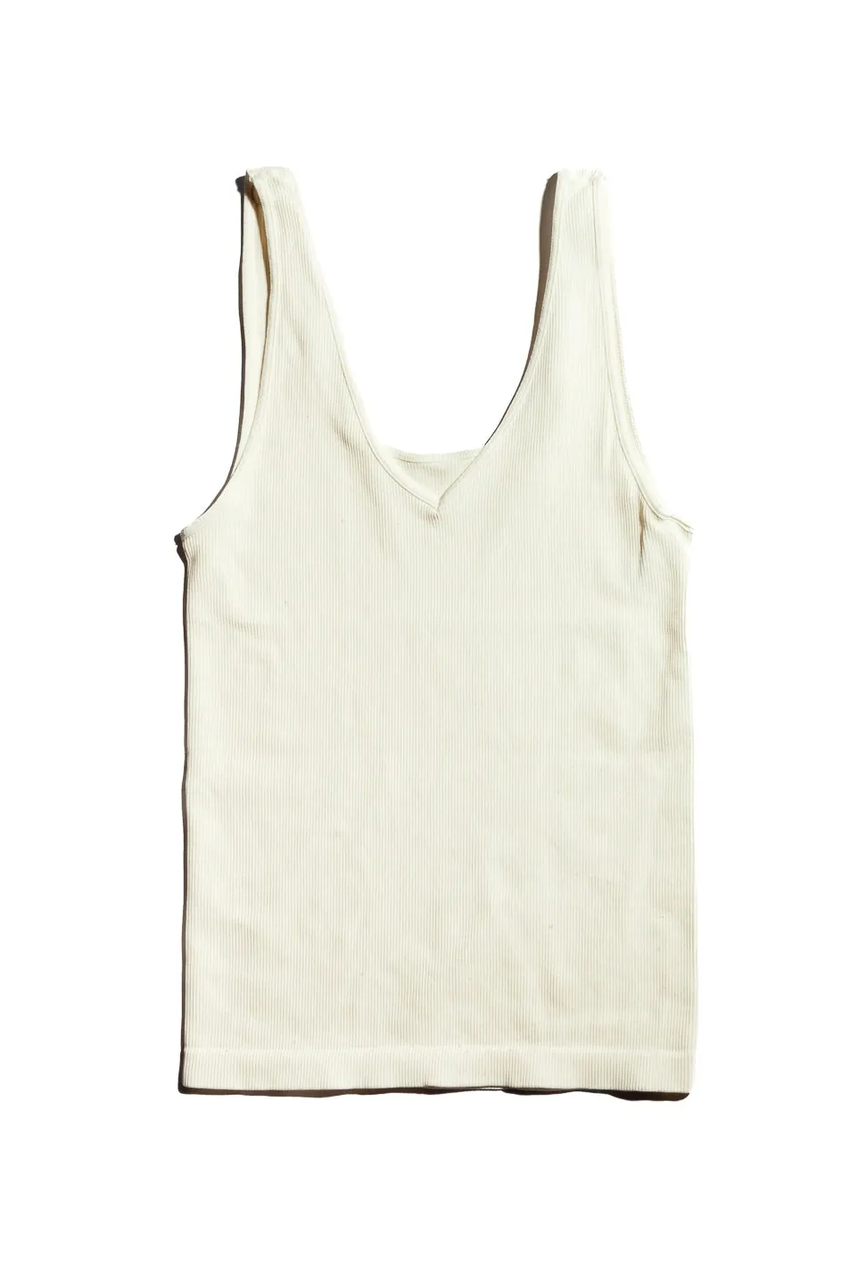 Sena Ribbed Tank in Ivory - FINAL SALE sold by bohme product image thumbnail 3
