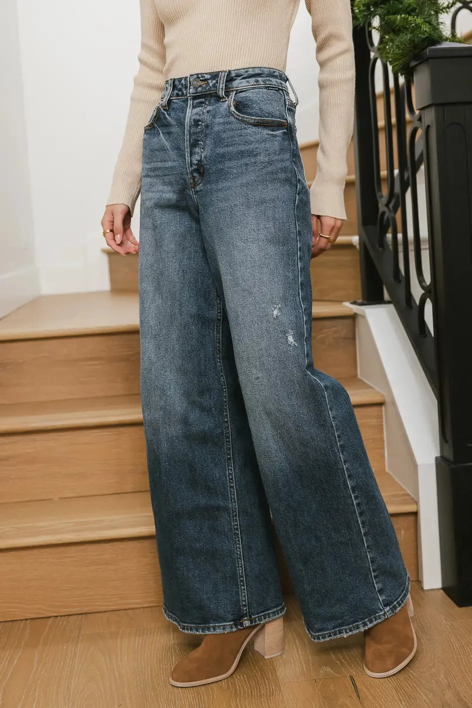 Kendall Wide Leg Jeans - FINAL SALE sold by bohme