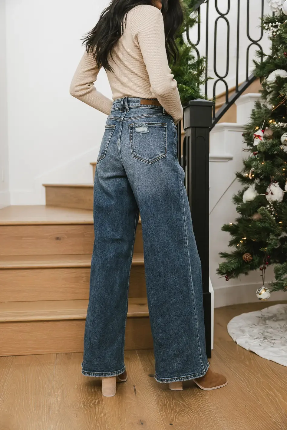 Kendall Wide Leg Jeans - FINAL SALE sold by bohme product image thumbnail 3