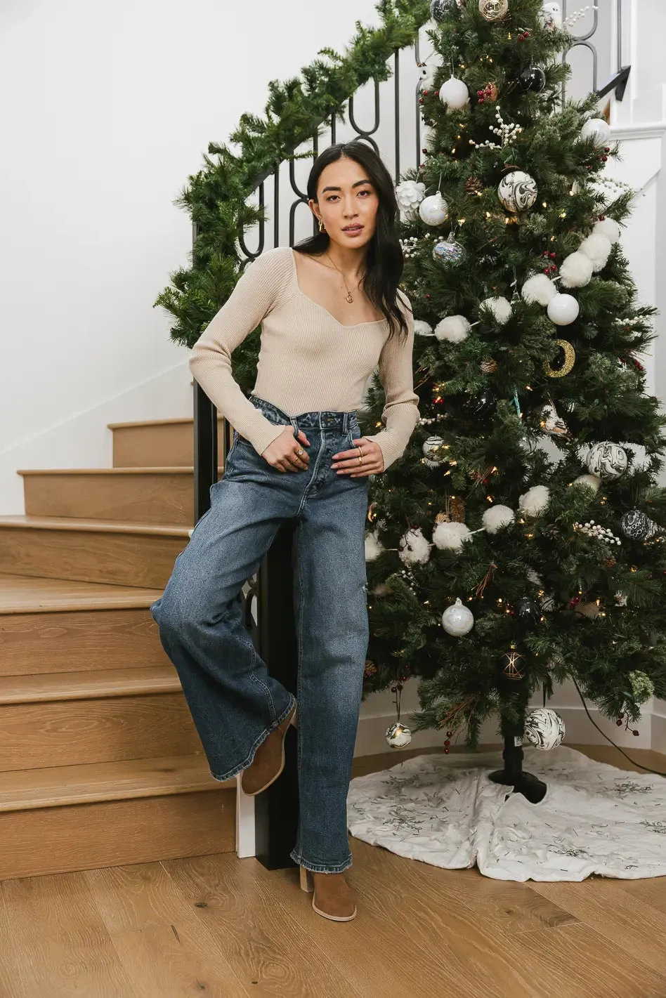 Kendall Wide Leg Jeans - FINAL SALE sold by bohme product image thumbnail 4