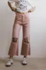 Charlie Distressed Jeans in Salmon - FINAL SALE sold by bohme