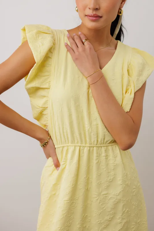 Judy Floral Textured Dress - FINAL SALE sold by bohme
