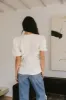 Frankie Ruched Top in Natural - FINAL SALE sold by bohme