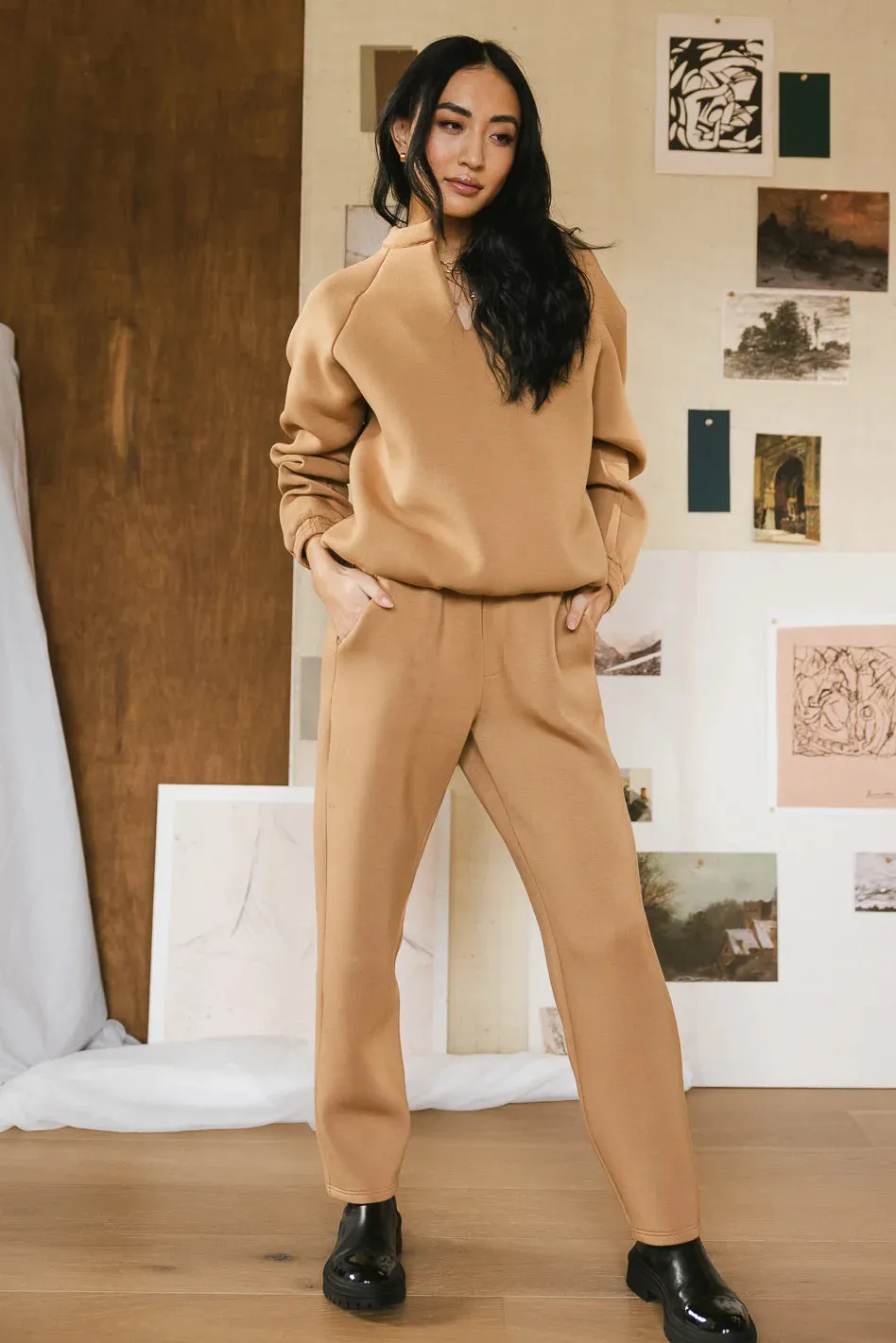 Parker Sweatpants in Camel - FINAL SALE sold by bohme