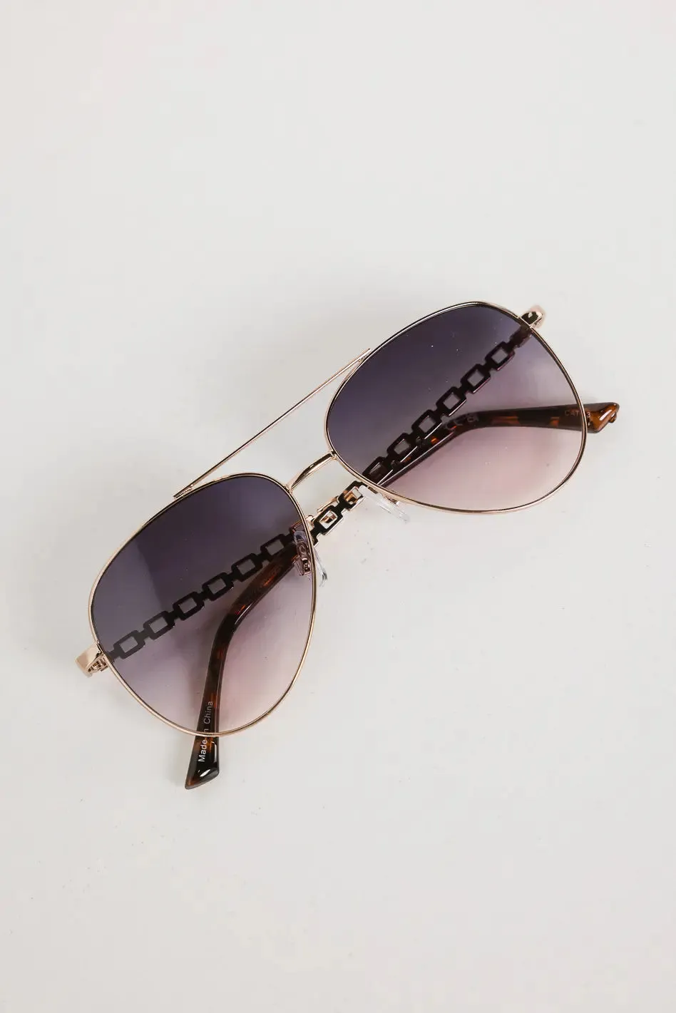 Ombré Pilot Sunglasses sold by bohme
