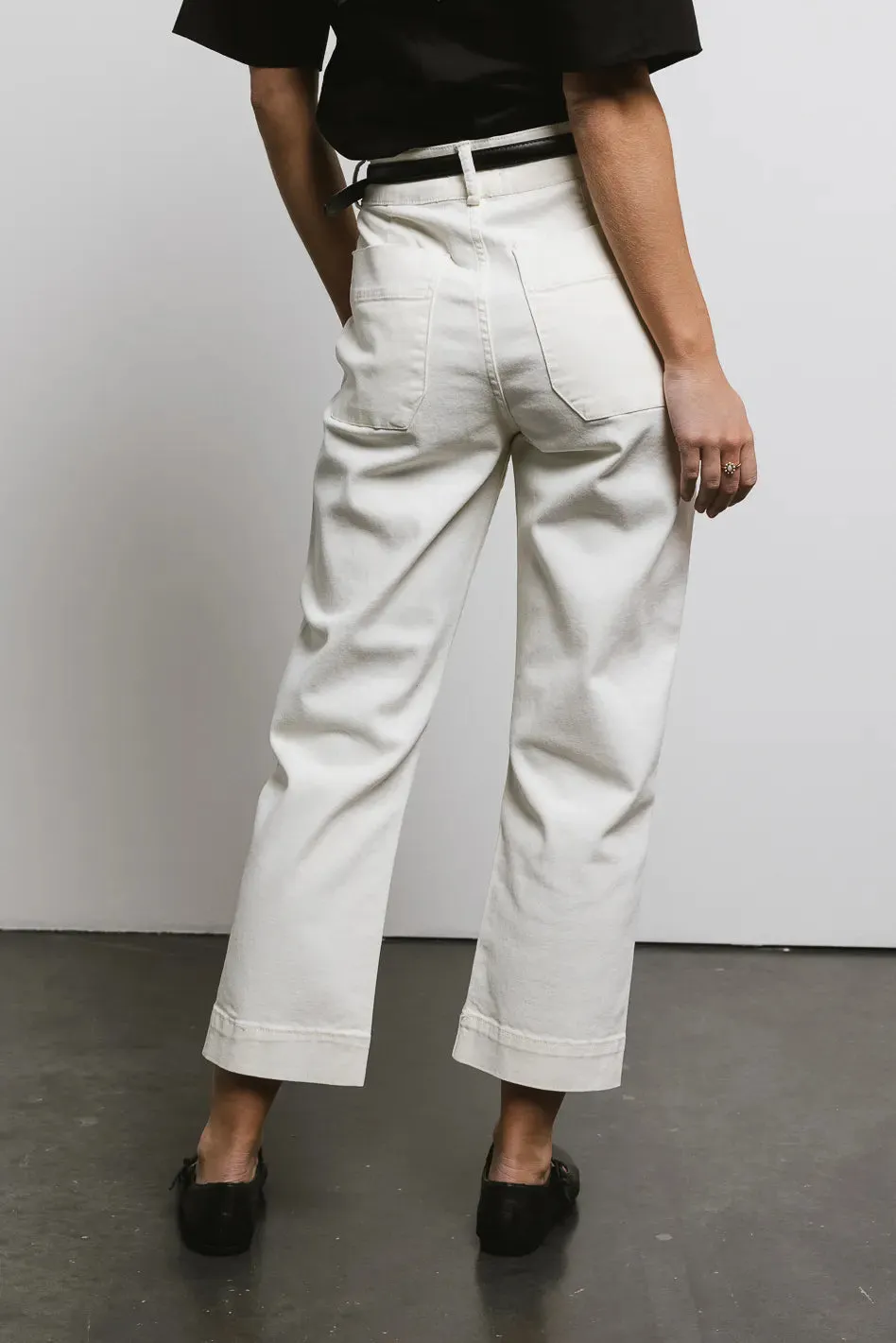 Natalia Leather Belt in Black sold by bohme product image thumbnail 2