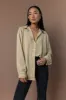 Loren Button Up in Olive -  FINAL SALE sold by bohme