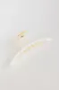 White Pearl Claw Clip in Small sold by bohme