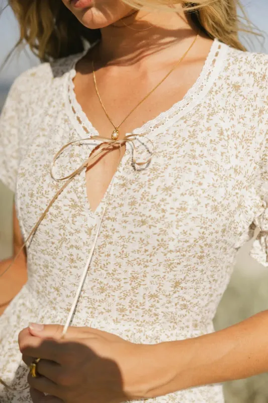 Metzli Ribbon Trim Maxi Dress - FINAL SALE sold by bohme