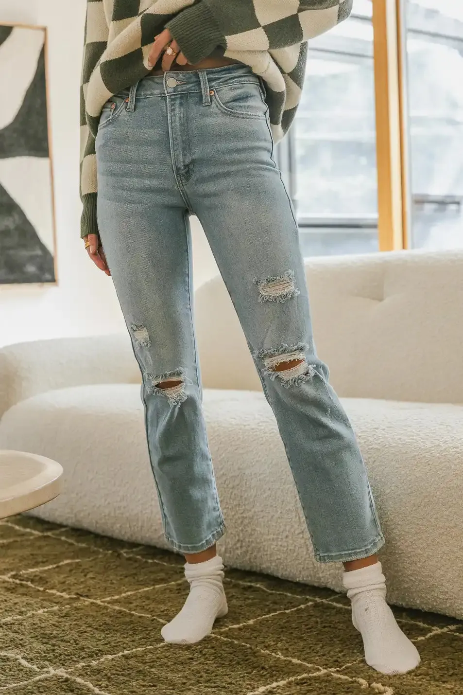 Tayla Straight Leg Jeans - FINAL SALE sold by bohme