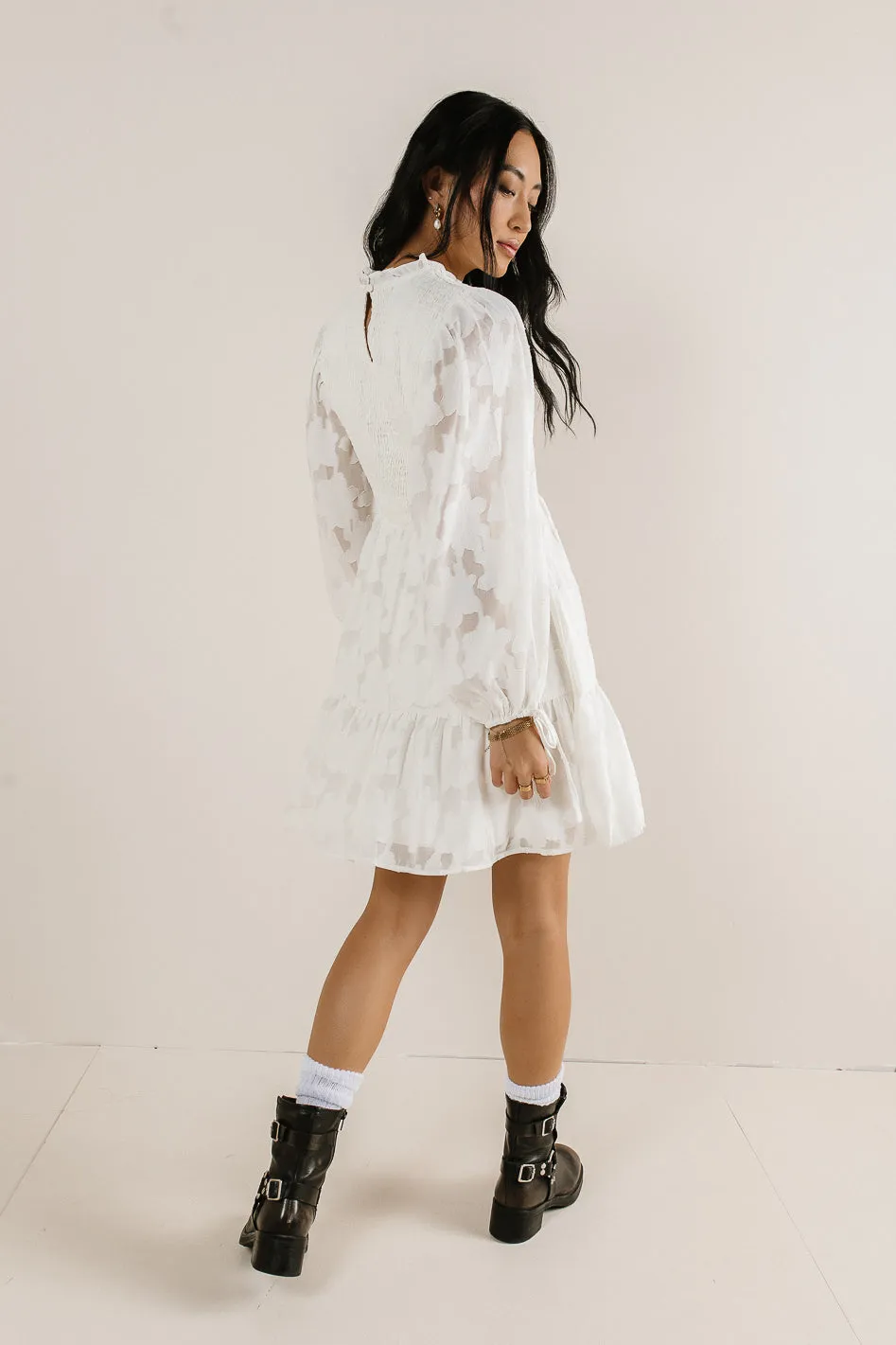 Vallie Smocked Mini Dress sold by bohme product image thumbnail 4