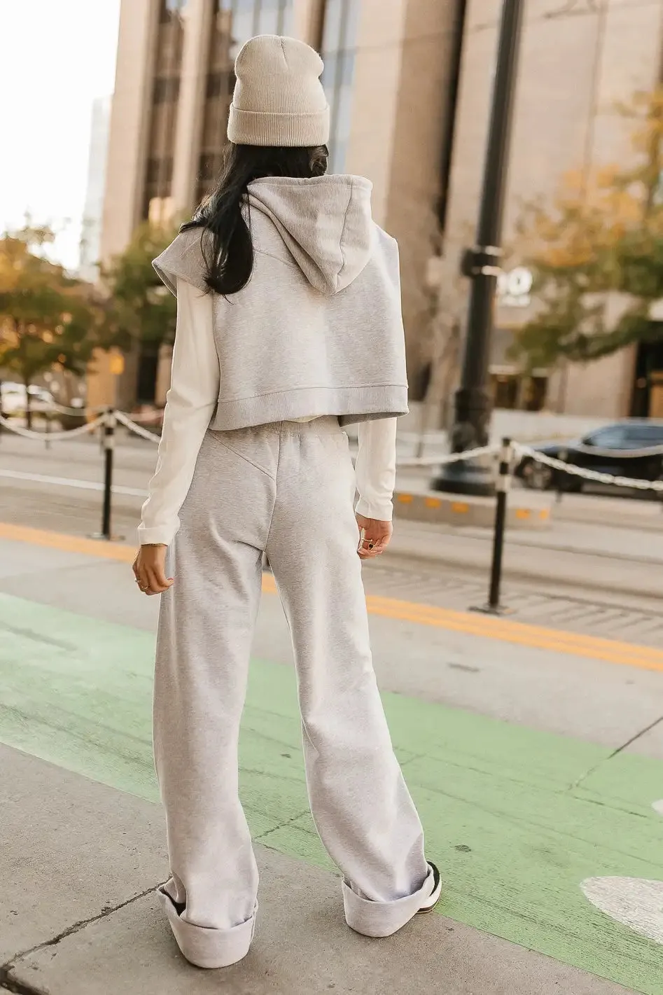 Amy Sweatpants in Grey - FINAL SALE sold by bohme product image thumbnail 3