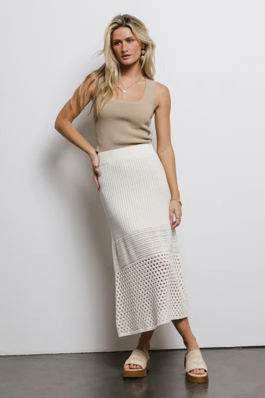 Holly Knitted Skirt sold by bohme
