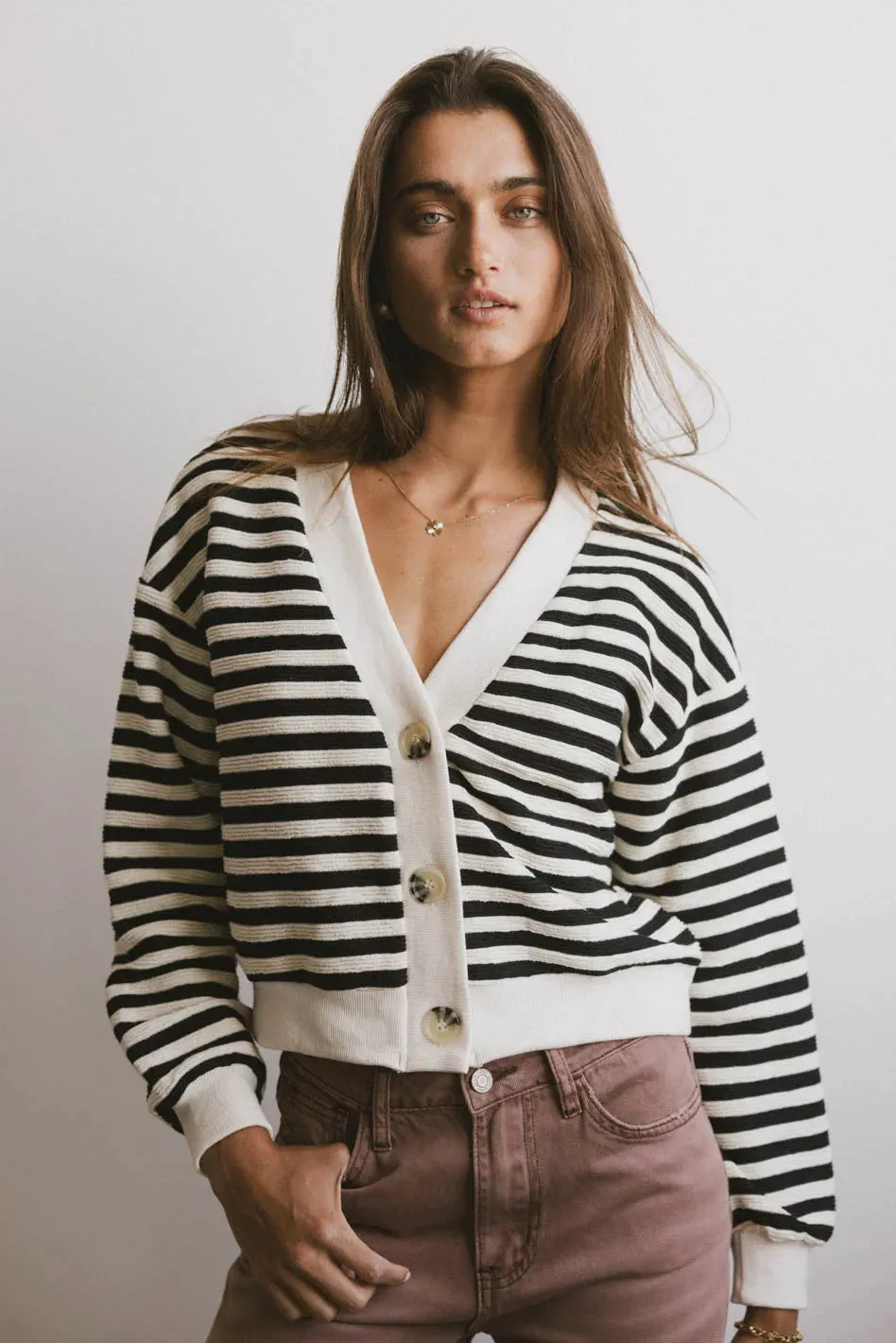 Osaia Striped Cardigan sold by bohme product image thumbnail 4