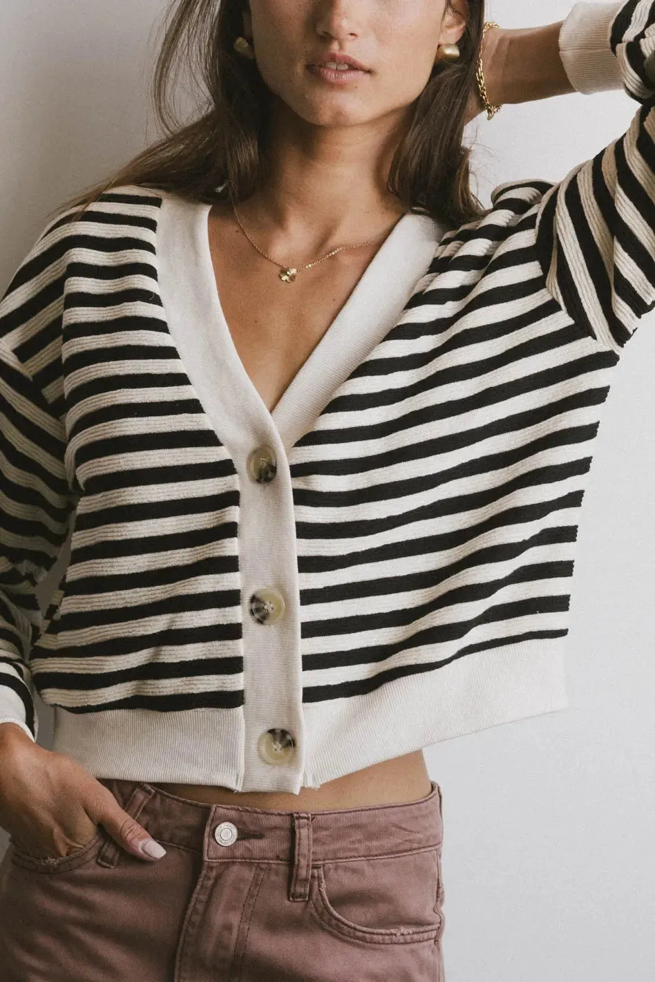 Osaia Striped Cardigan sold by bohme product image thumbnail 2