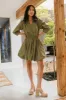 Alice Mini Dress in Olive - FINAL SALE sold by bohme