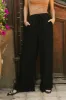 Tatum Woven Pants in Black - FINAL SALE sold by bohme