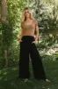 Tatum Woven Pants in Black - FINAL SALE sold by bohme
