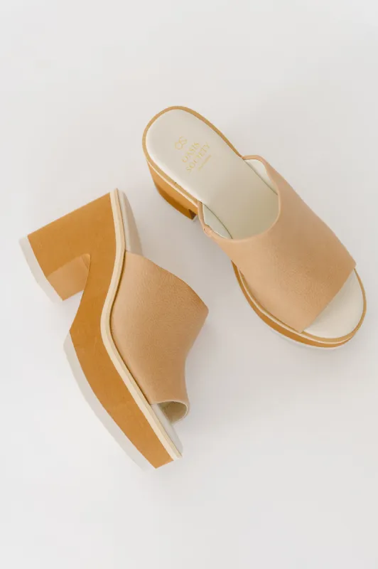 Maren Platform Heels in Nude - FINAL SALE sold by bohme
