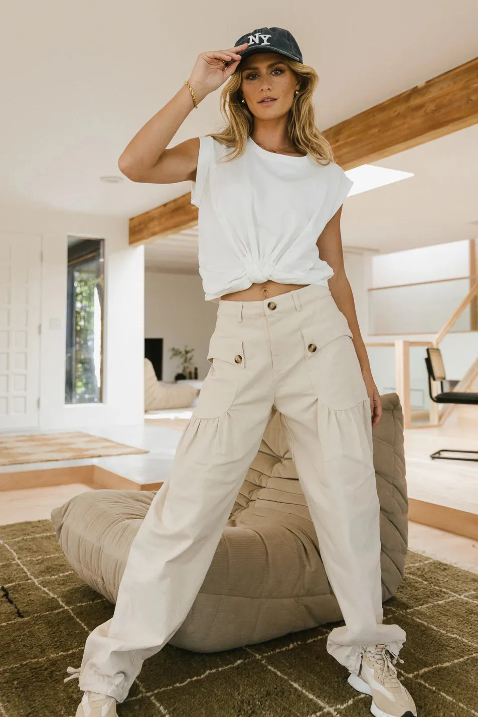 Adalynn Pants in Cream - FINAL SALE sold by bohme