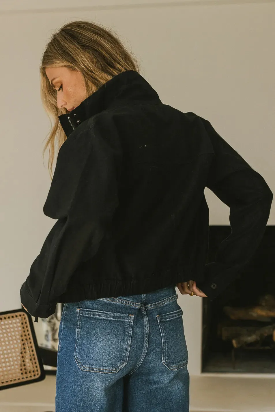 Esme Lightweight Jacket in Black - FINAL SALE sold by bohme product image thumbnail 5