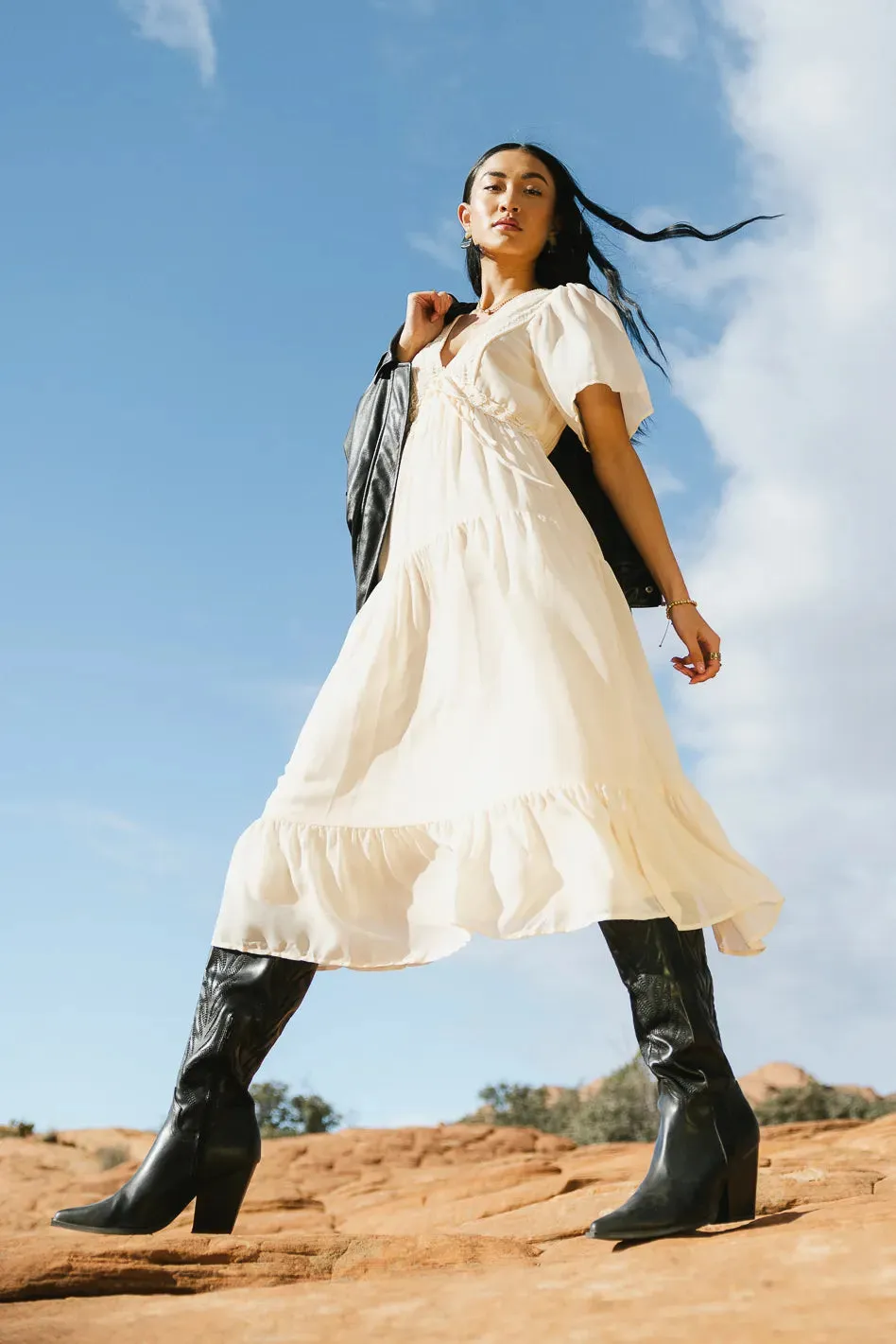 Tamsyn Midi Dress - FINAL SALE sold by bohme product image thumbnail 4