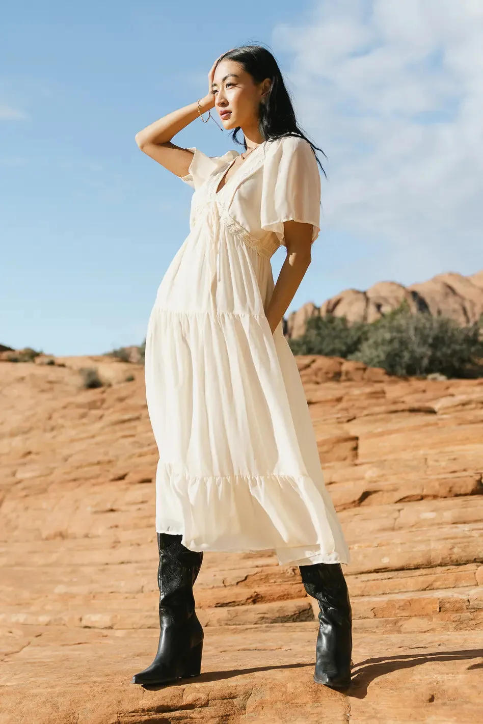 Tamsyn Midi Dress - FINAL SALE sold by bohme product image thumbnail 2