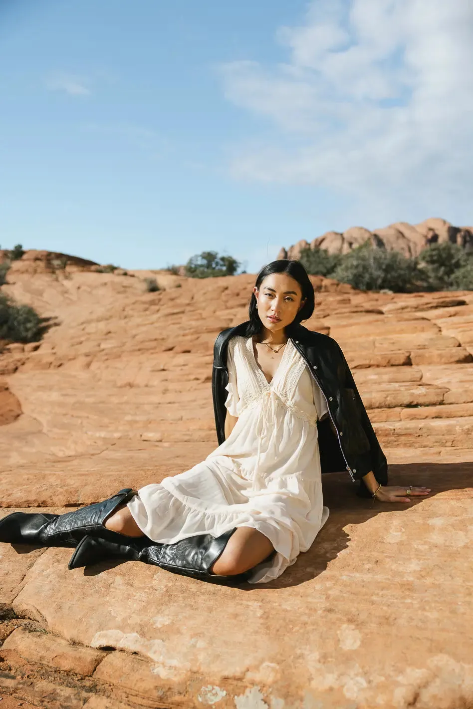 Tamsyn Midi Dress - FINAL SALE sold by bohme product image thumbnail 3