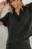 Blair Top in Black sold by bohme